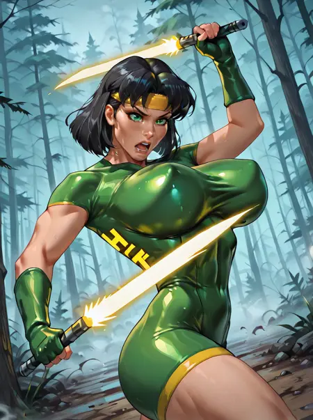 Orchid (Classic Outfit + Panther Form) - Killer Instinct - [Illustrious]