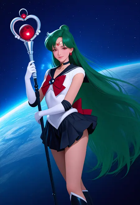 [NoobAI-XL EPS v1.1] Setsuna Meiou / Sailor Pluto | Sailor Moon
