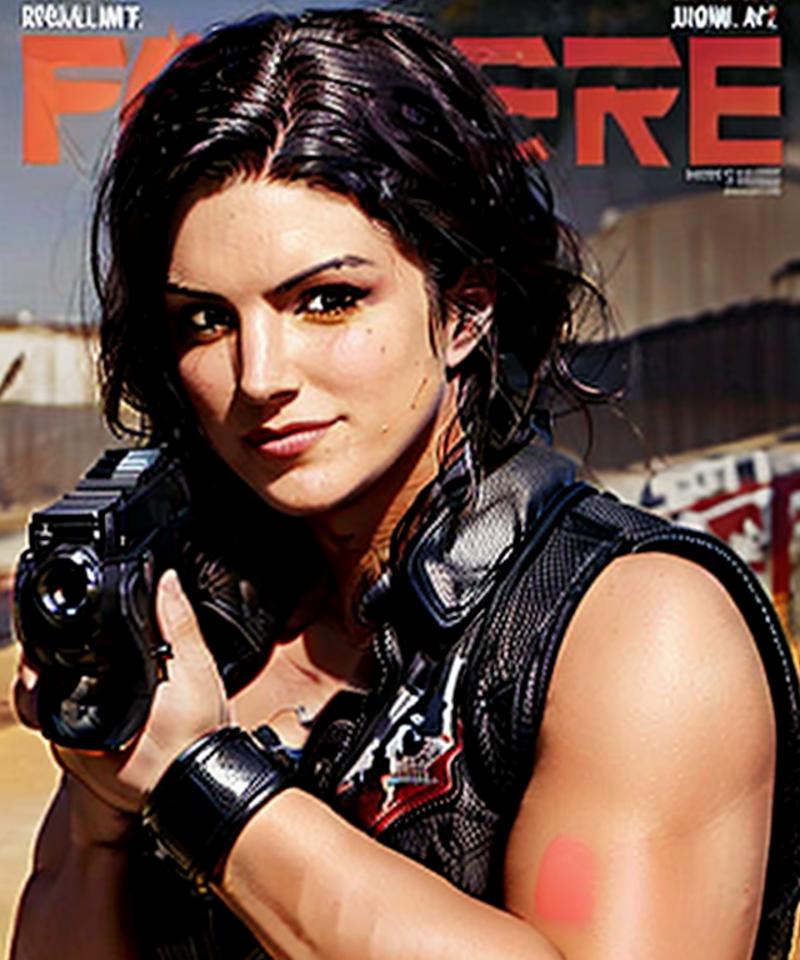 Gina Carano LoRA images generated with AI