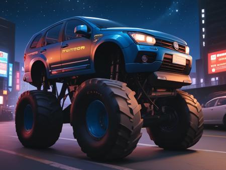 Monster truck v pony