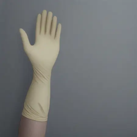 Putting on gloves