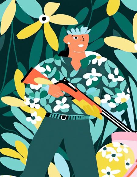 Magazines and ads illustration style - SDXL 1.0 v1.0