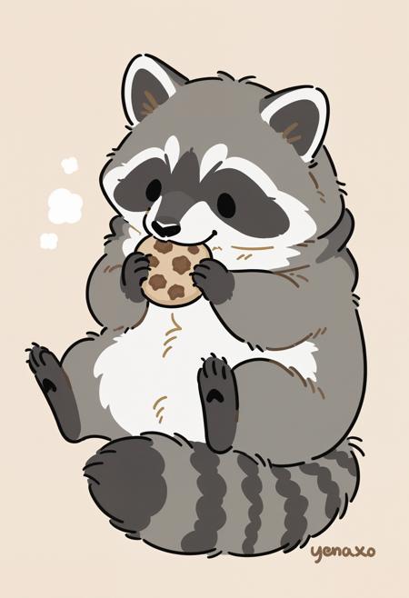 Illustrious Animals - Raccoon illust