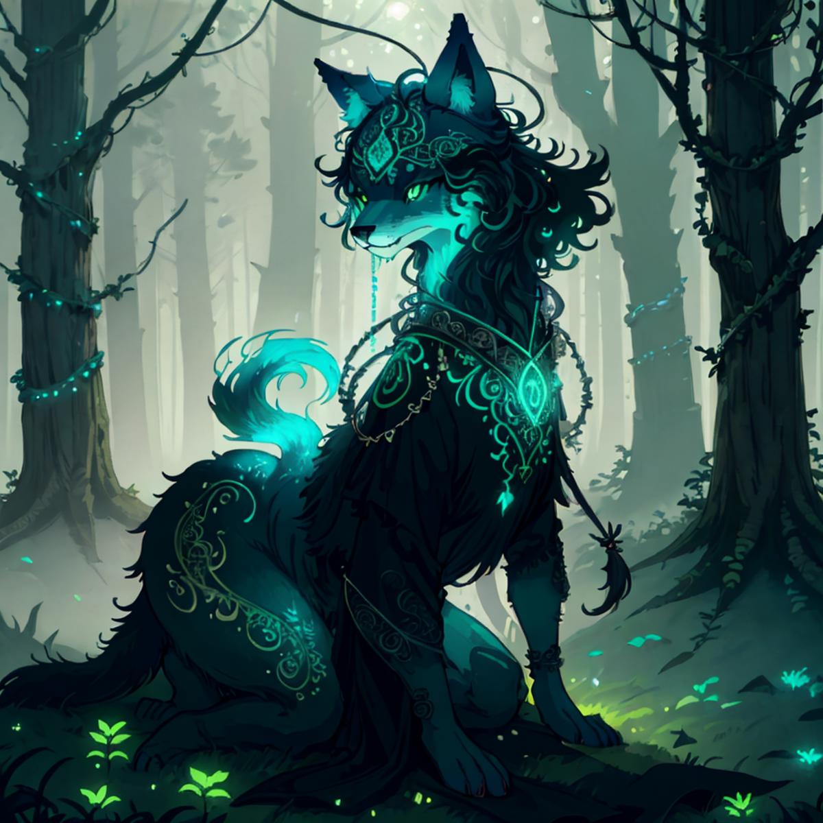 Stable Diffusion Magic Fantasy Forest image by sssxueren936