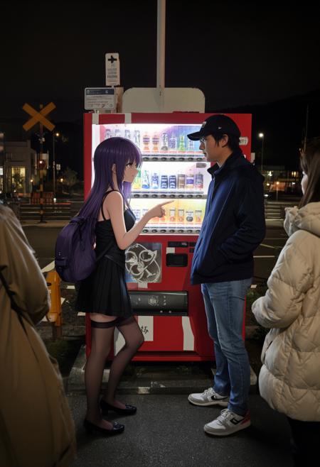 Animated Character in Real Photo 3000 step