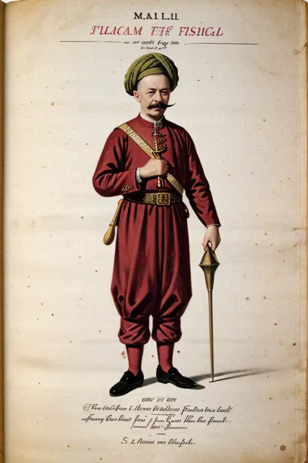 Ottoman Empire fashion, circa 1820