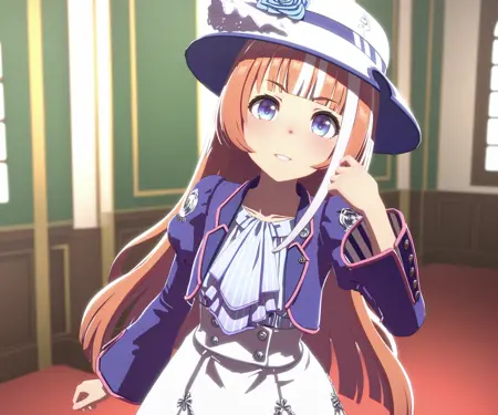Akikawa Yayoi (Umamusume) in game style 3D ILL-v2