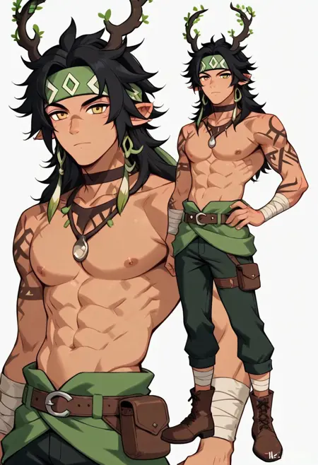 Duvali, summer elf - Random OC