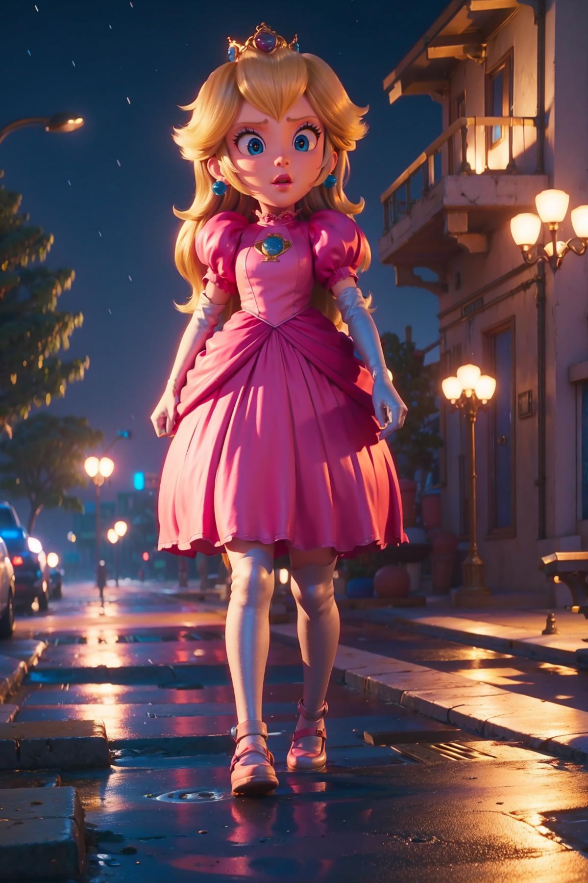 princess peach - The Super Mario Bros. Movie - movie like image by shadowrui