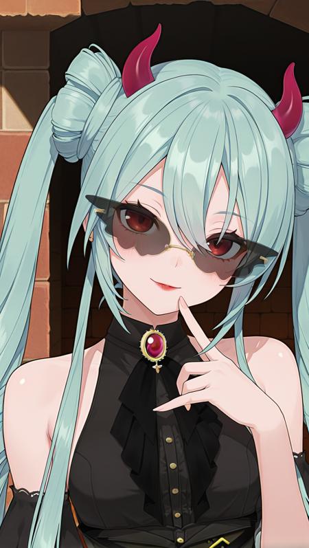 初音未来[恶魔] YYB 版-博歌乐（Hatsune Miku[Evil] YYB Version-Vocaloid） IllustriousXL