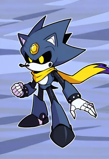 Normal Metal Sonic (Sonic.exe/Friday Night Funkin Vs Sonic.exe)