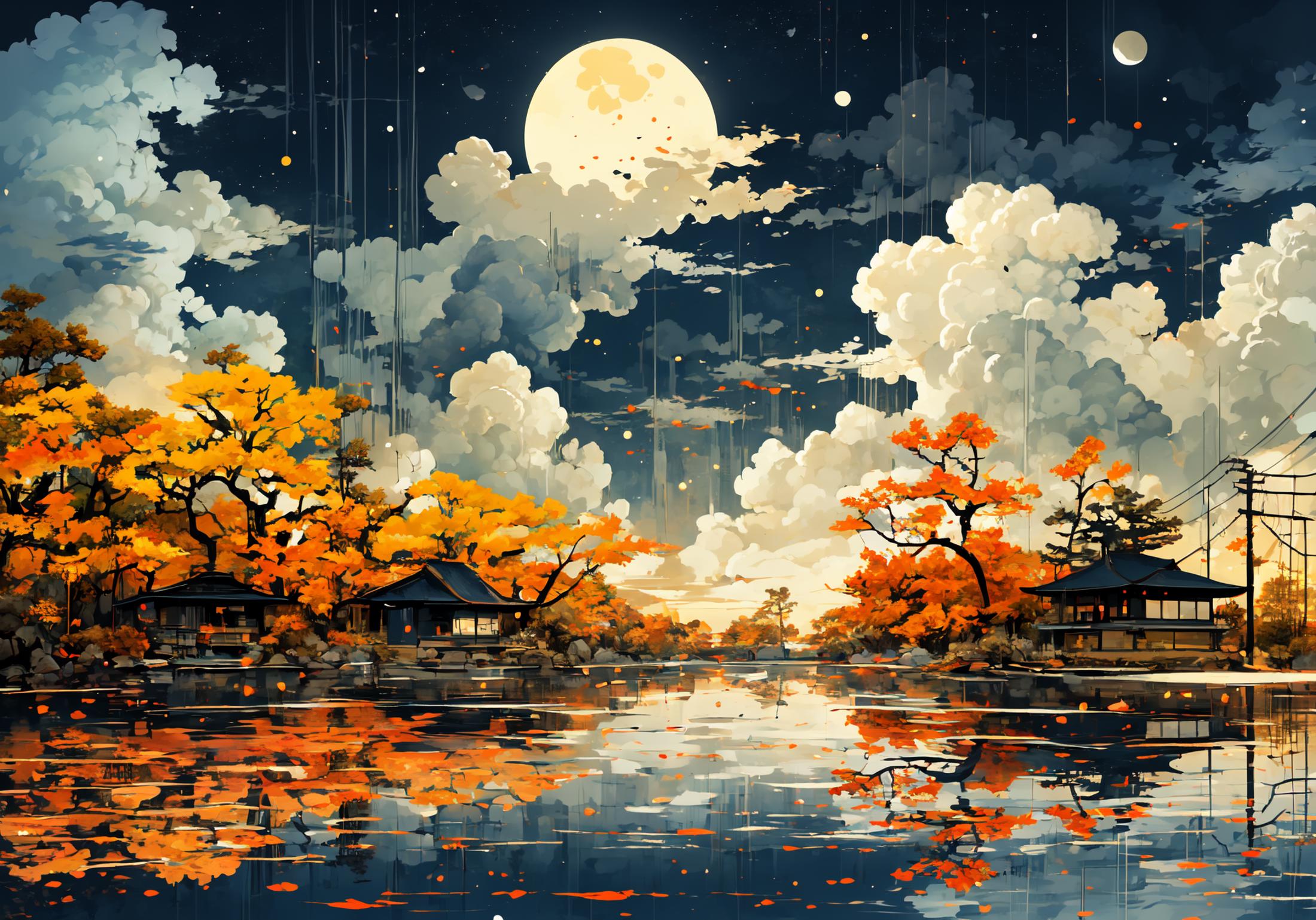 秋之寂语Scene illustrations of cool autumn image by Houn