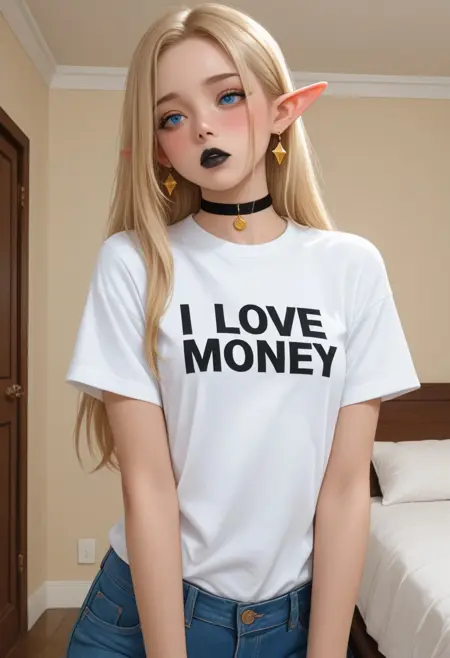 T-shirt "I Love Money"