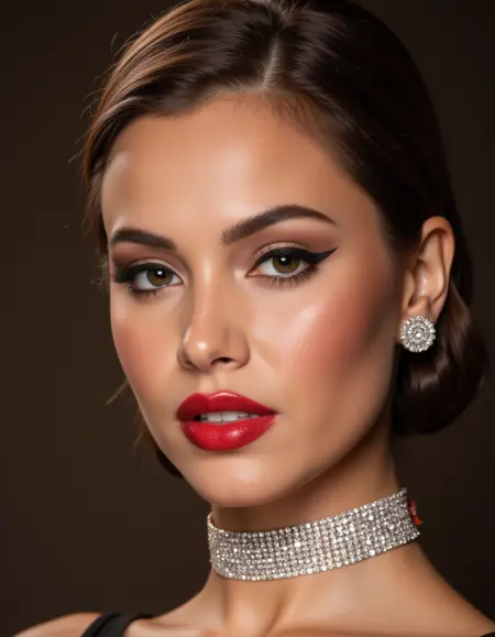 Rhinestone Choker FLUX