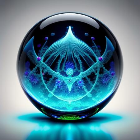 (orbai)++, a glass ball with fractals inside