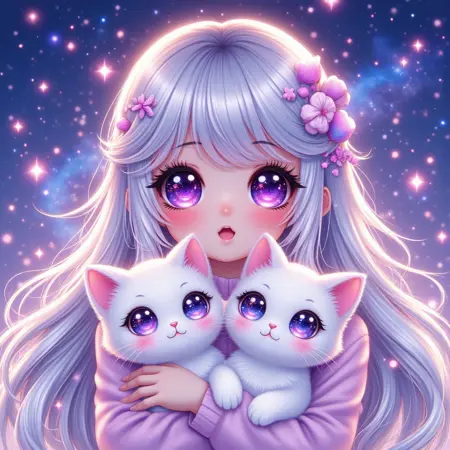 Super cute sticker style,