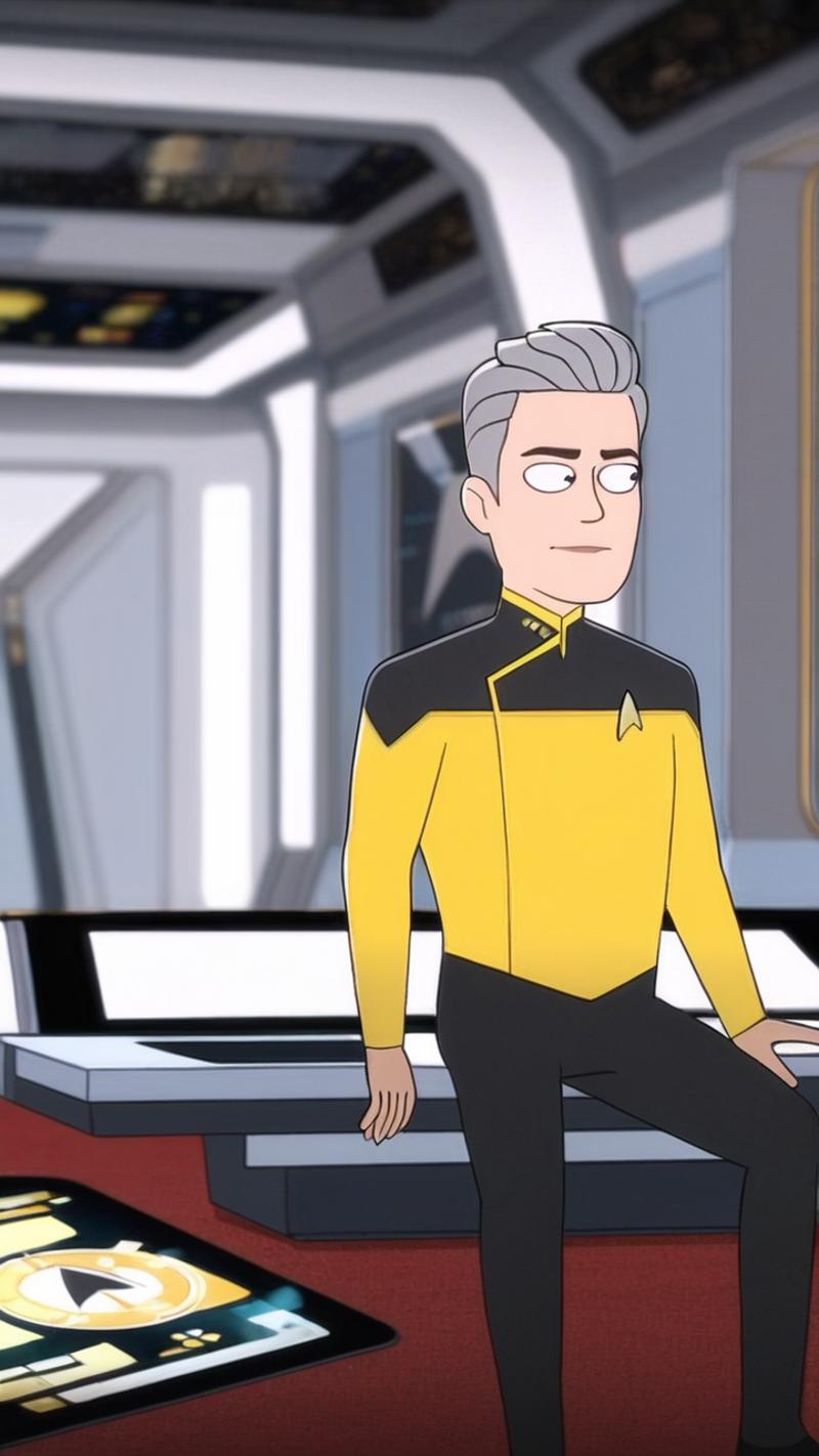 Western Cartoon Star Trek Lower Decks style image by efoxxfiles