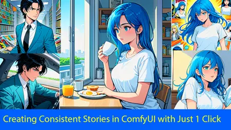 Create a Consistent Character Story Just 1 Click in ComfyUI