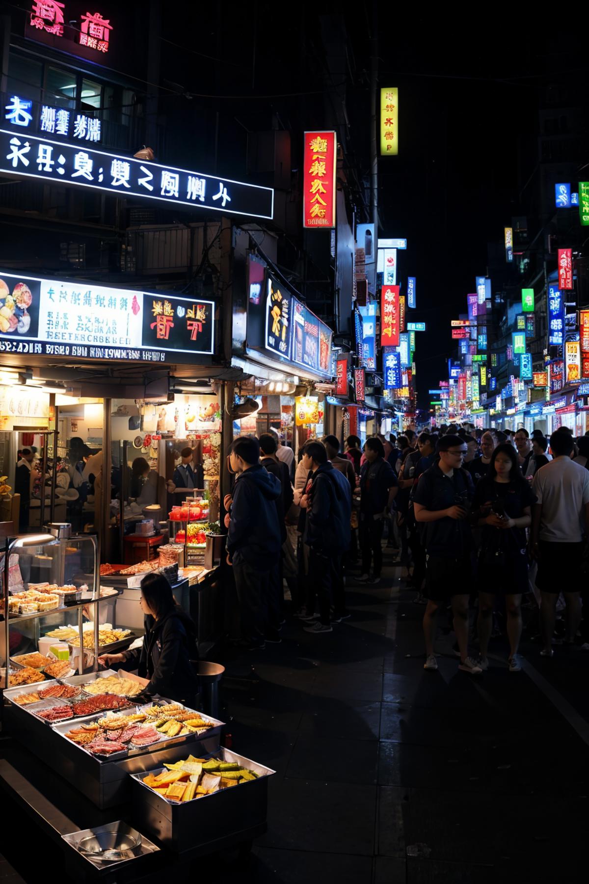 Shijing Night Market image by ruanyi