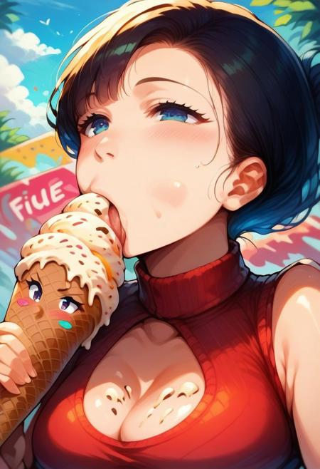 Living ice cream cone V1