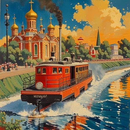 style of Boris Kustodiev