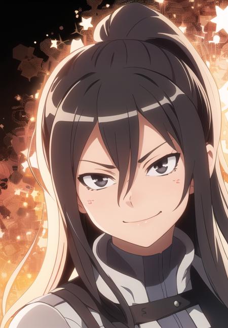 <lora:Pitohui_Elza:0.8>, Pitohui_Elza, crazy smirk, portrait,, (acclaimed, alluring, captivating, exciting, gorgeous, striking:1.3), (highly detailed, high quality:1.3)