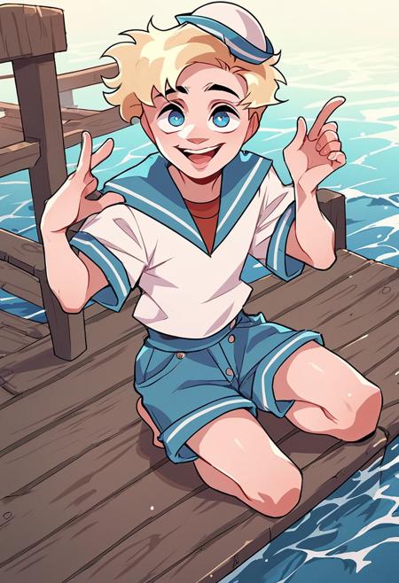 Sailor Vladik|VK stiker|Матрос Владик V1