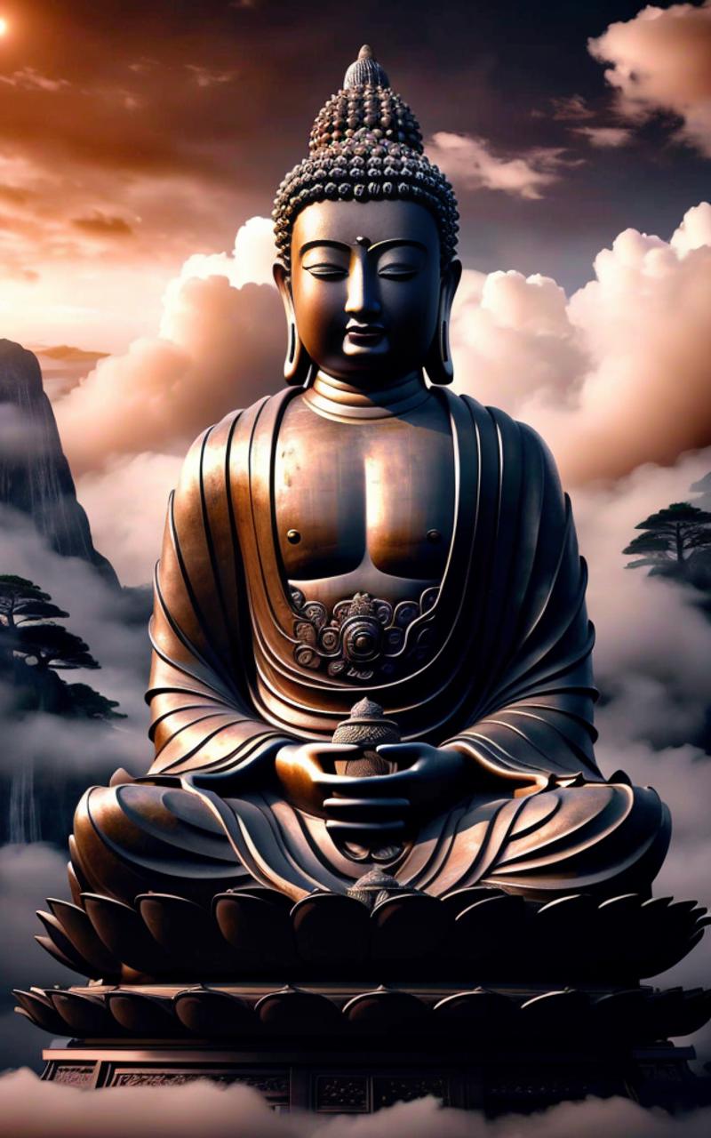 東方佛像 Oriental Buddha Statue Scenery image by ronhong