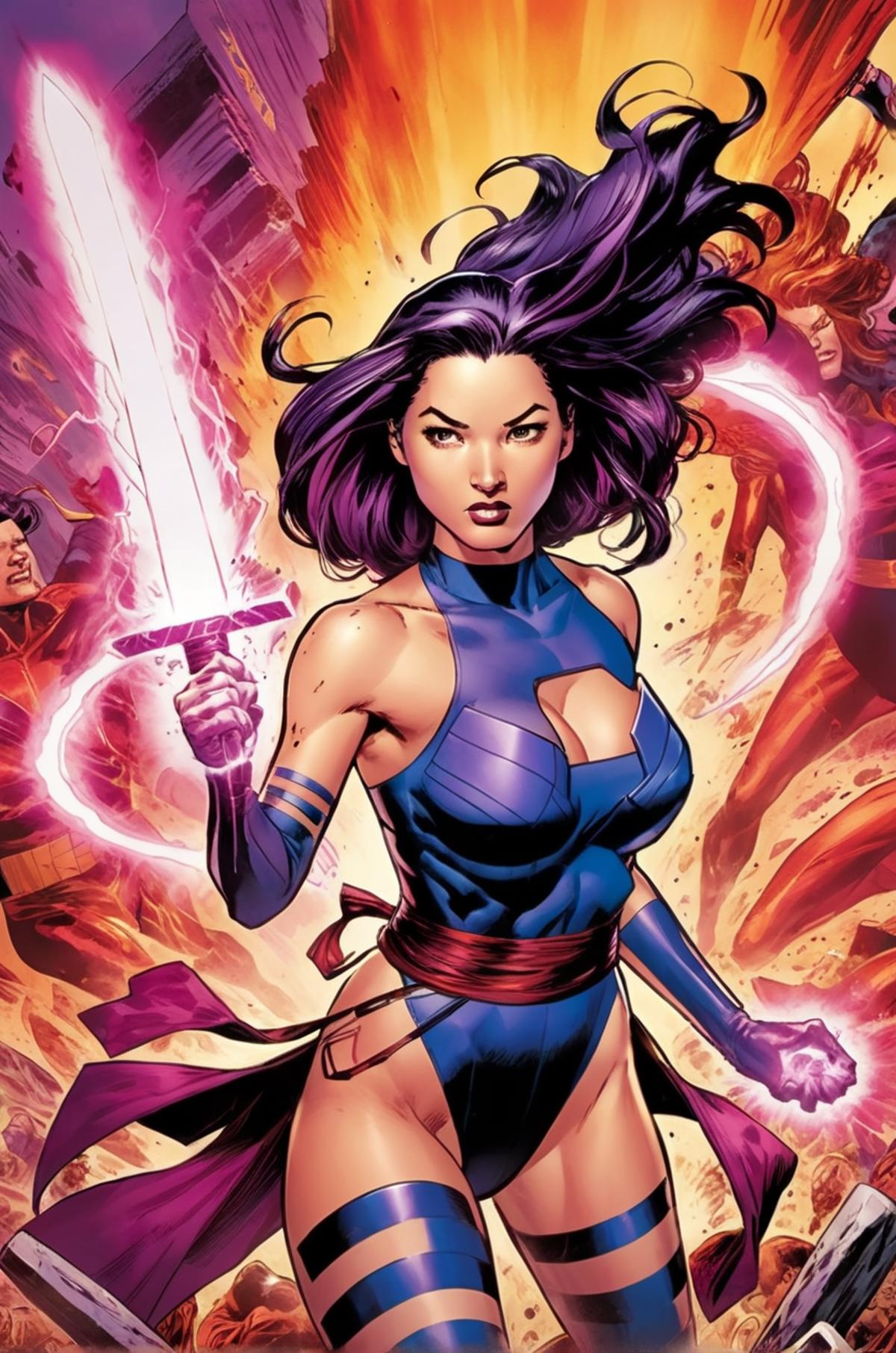 SDXL X-Men Psylocke image by ainow