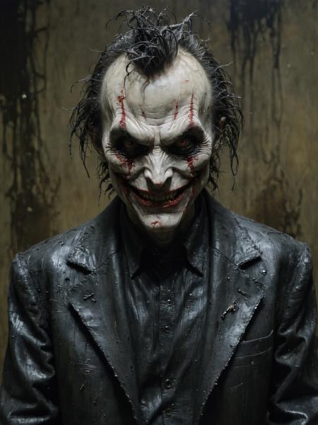 by Tsutomu Nihei,(strange but extremely beautiful:1.4),(masterpiece, best quality:1.4),in the style of nicola samori,The Joker,