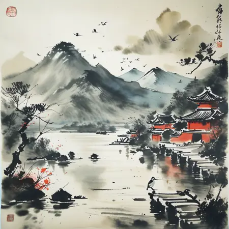 水墨風景 水 墨 玄 空 展 2018｜ Sui boku gen ku 2018 | Silkland Gallery