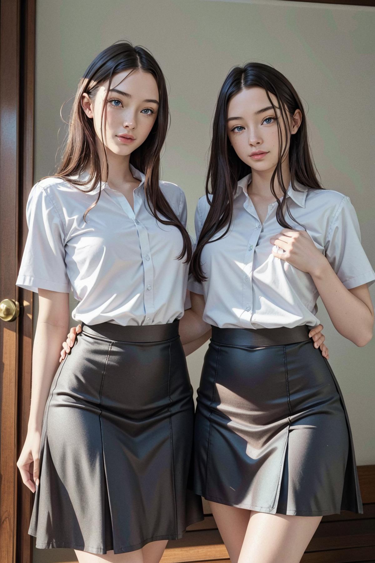 ZH LoRA - The Maddison Twins (Australian OnlyFans models, TikTok and Instagram influencers) image by ZombieHead