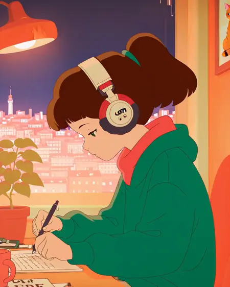 Lofi Girl from Youtube