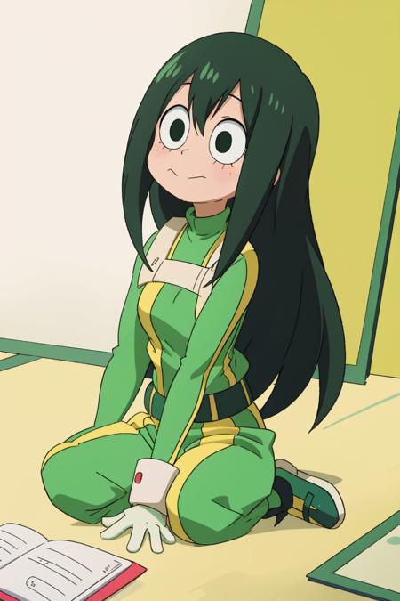 <lora:MHA_asui tsuyu:0.7> asui tsuyu, 8k, absurdres, anime, masterpiece,