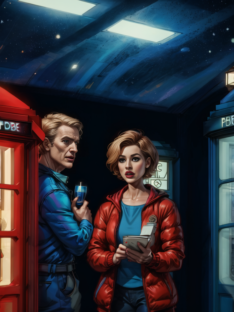 Doctor Who is gathering companions in the TARDIS,