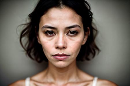 (((photography))), melancholy photography, (awe-inspiring Squares:0.8), (Stunned portrait of casual woman:1.2) with Flawless complexion face, (((rule of thirds))), by national geographic's award-winning photographers