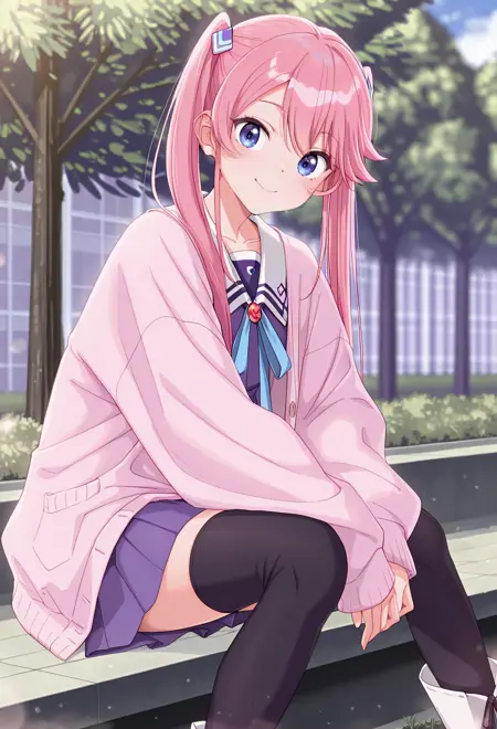 IllustriousXL - Shiunji Ouka 紫雲寺 謳華 - shiunji-ke no kodomotachi