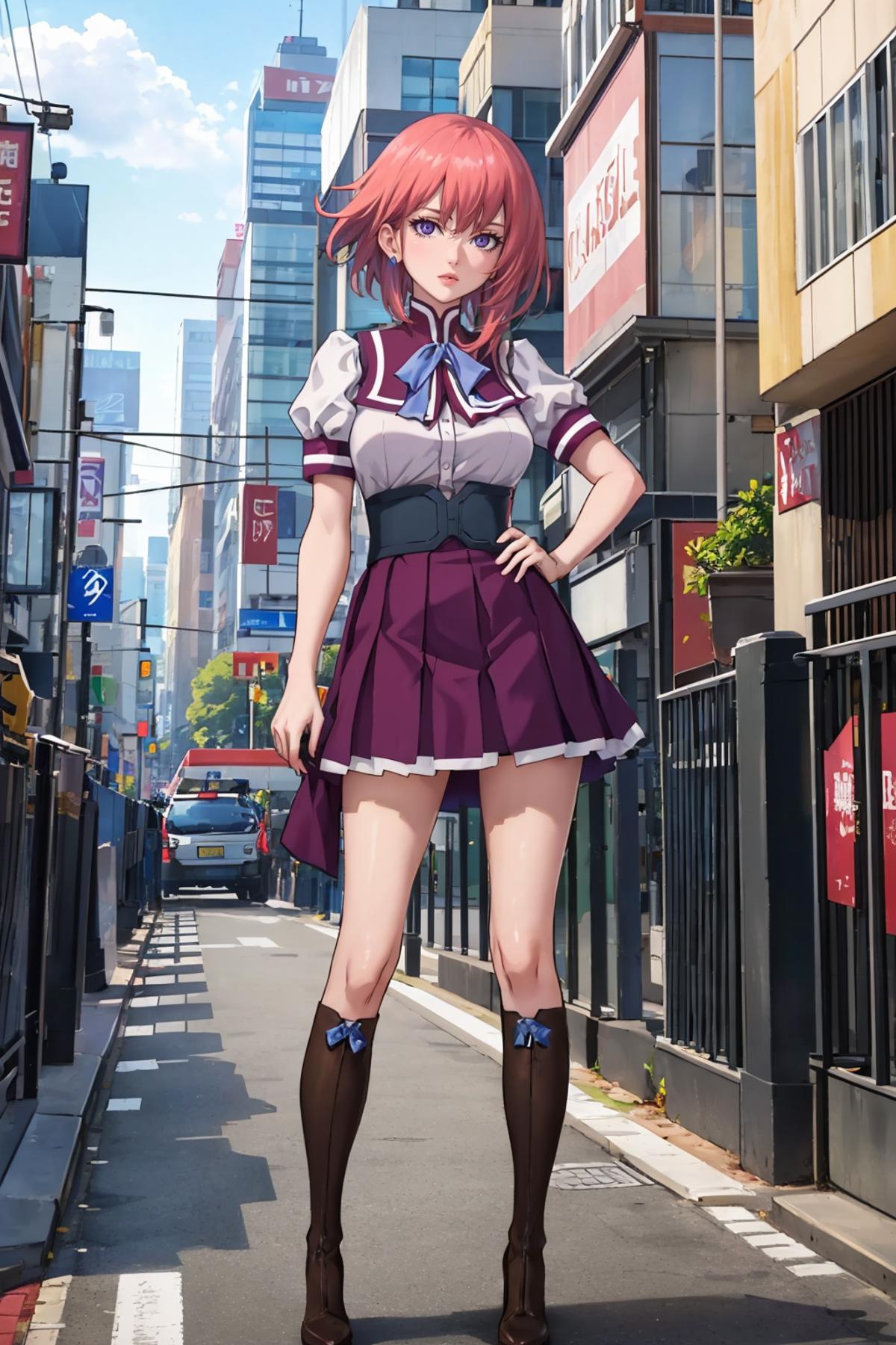 Shiori Koden - Shin Megami Tensei Dx2 (高殿栞、 D×2真・女神転生) image by zetsubousensei