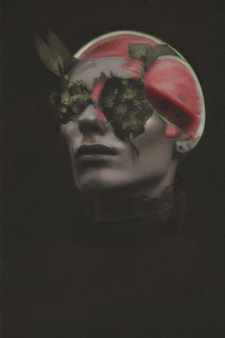 (dark shot:1.1), epic realistic, electric red space, a gorgeous space maiden holding a (watermelon:1.3) ,flower field and ayahuasca background filled with plants, magical serpents, at dusk, soft focus, sigmar polke, Ultrarealistic, CineColor, (nsfw:1.1)  fibration bundles creating lens distortion randomizing the predicted optical flow back across subjects face <lora:picxer_bside:2>, faded, (neutral colors:1.2), (hdr:1.4), (muted colors:1.2), hyperdetailed, (artstation:1.4), cinematic, warm lights, dramatic light, (intricate details:1.1), complex background, (rutkowski:0.66), (teal and orange:0.4)