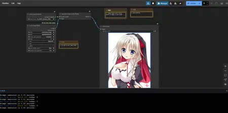 Simple ComfyUI batch upscale workflow for training data creation
