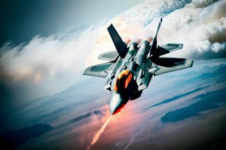 analog gloomy aerial photo of a (F-22Raptor plane, <lora:r4pt0r:1>), ((nighttime)), (flying low through a city on fire), (explosions in the background), (tracer gunfire),  High Detail, Sharp focus, (photorealism), realistic, best quality, 8k, award winning, dramatic lighting, epic, cinematic, masterpiece, rim light, (action movie), war,  depth of field, dutch angle, motion blur,