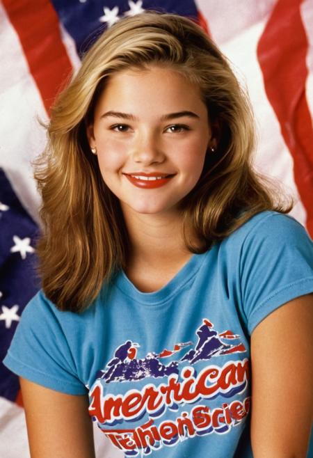 1girl, typical american teen 90's, american movie 90