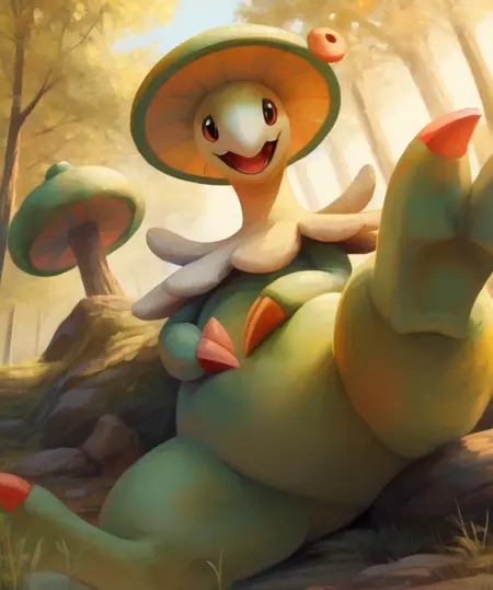Breloom斗笠菇 Pokemon宝可梦
