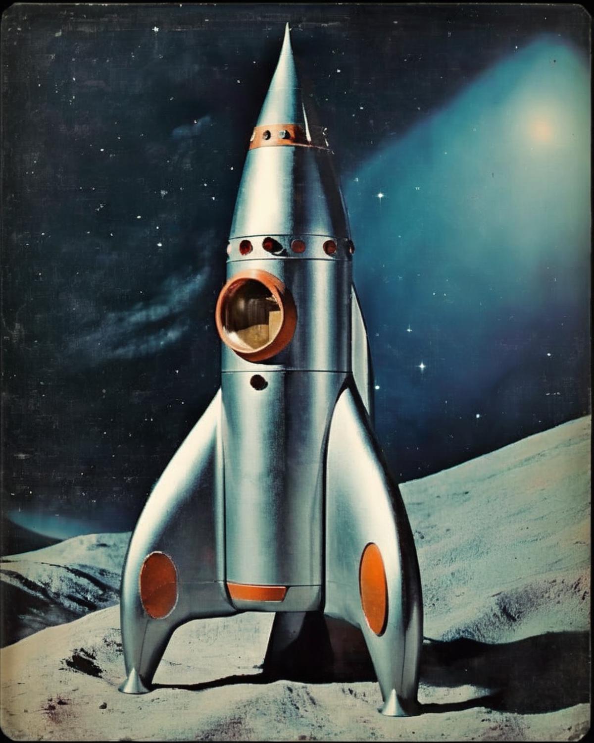 Retro Rocket image by Ciro_Negrogni