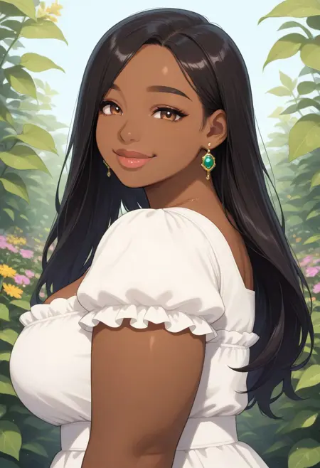 Dark skinned female Concept - Illustrious