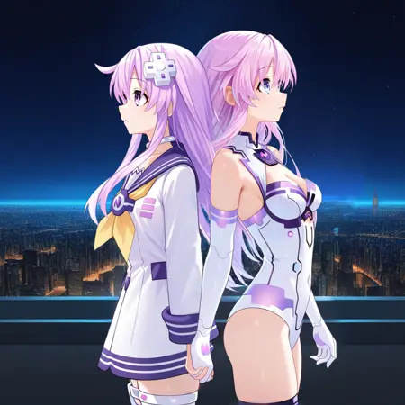 Nepgear - Hyperdim. Neptunia (12 Outfits/2 Forms) (Pony+IL)