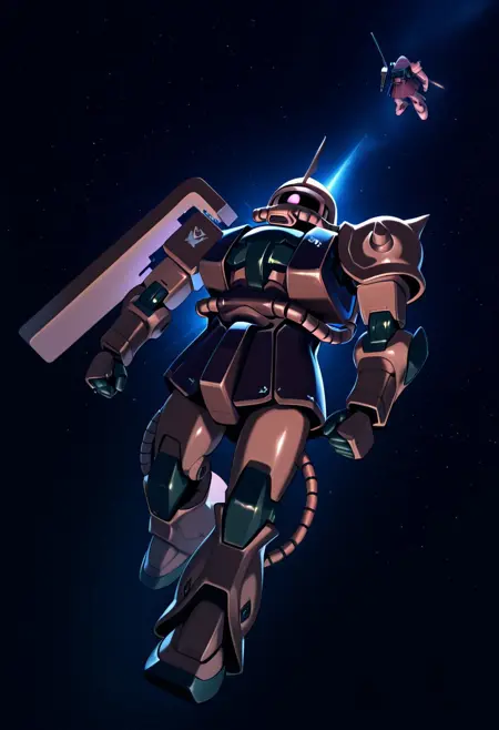 Char's Zaku II Custom (Illustrious)