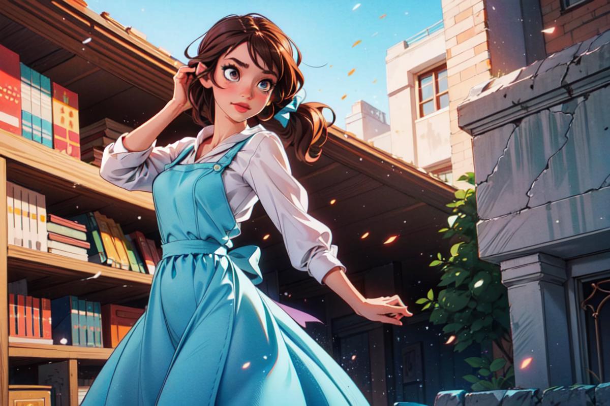 Belle, (beauty and the beast) Disney Princess, by YeiyeiArt image by Gorl