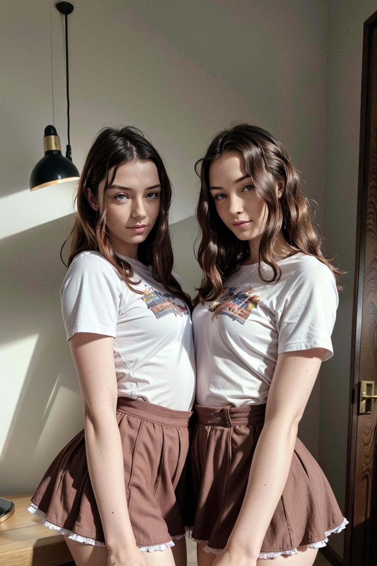 ZH LoRA - The Maddison Twins (Australian OnlyFans models, TikTok and Instagram influencers) image by ZombieHead