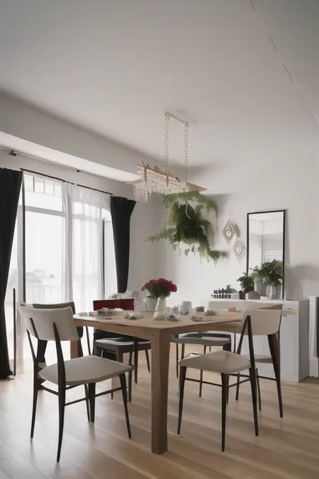 日本の住宅のLDK (living room & dining room & kitchen) SD15